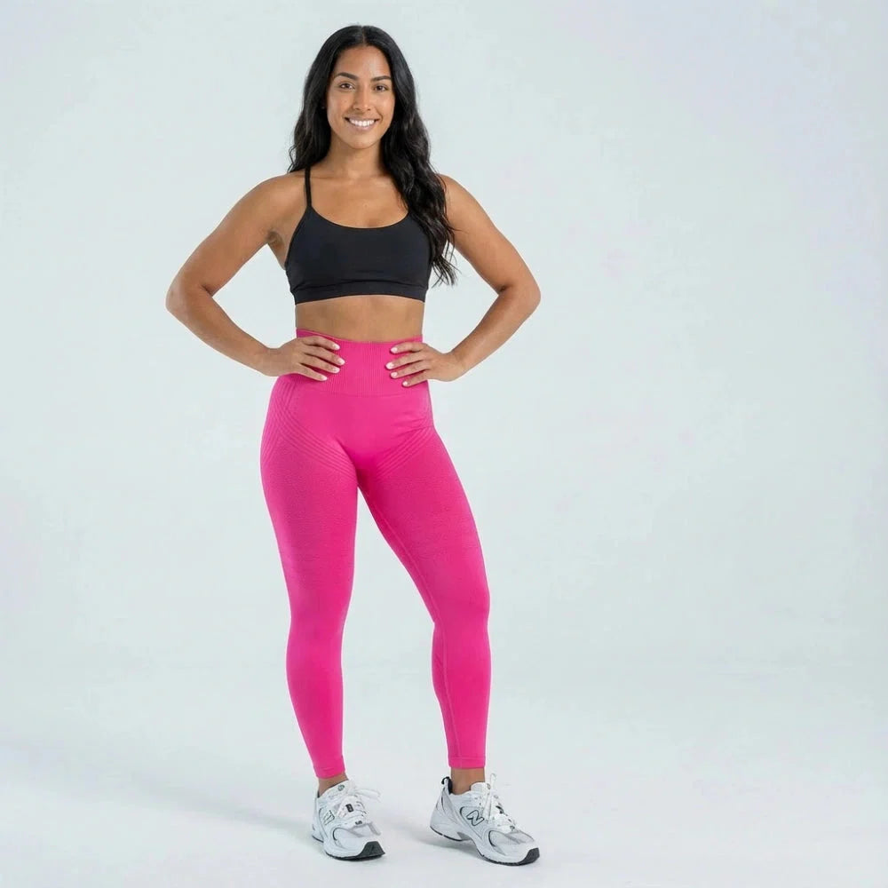 3D Leggings - Hot Pink