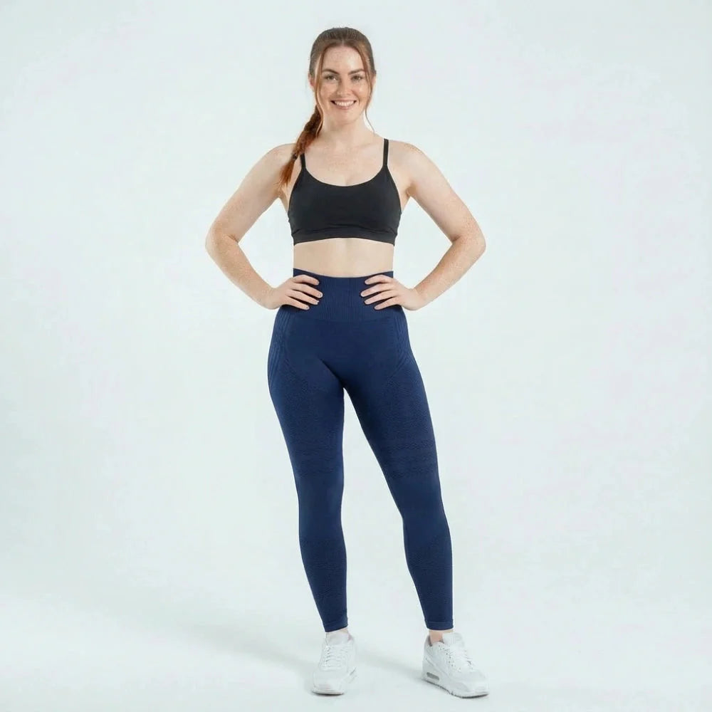 3D Leggings - Blue Navy
