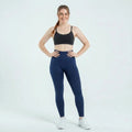 3D Leggings - Blue Navy