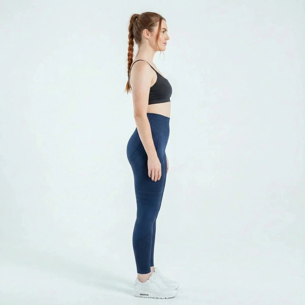 3D Leggings - Blue Navy