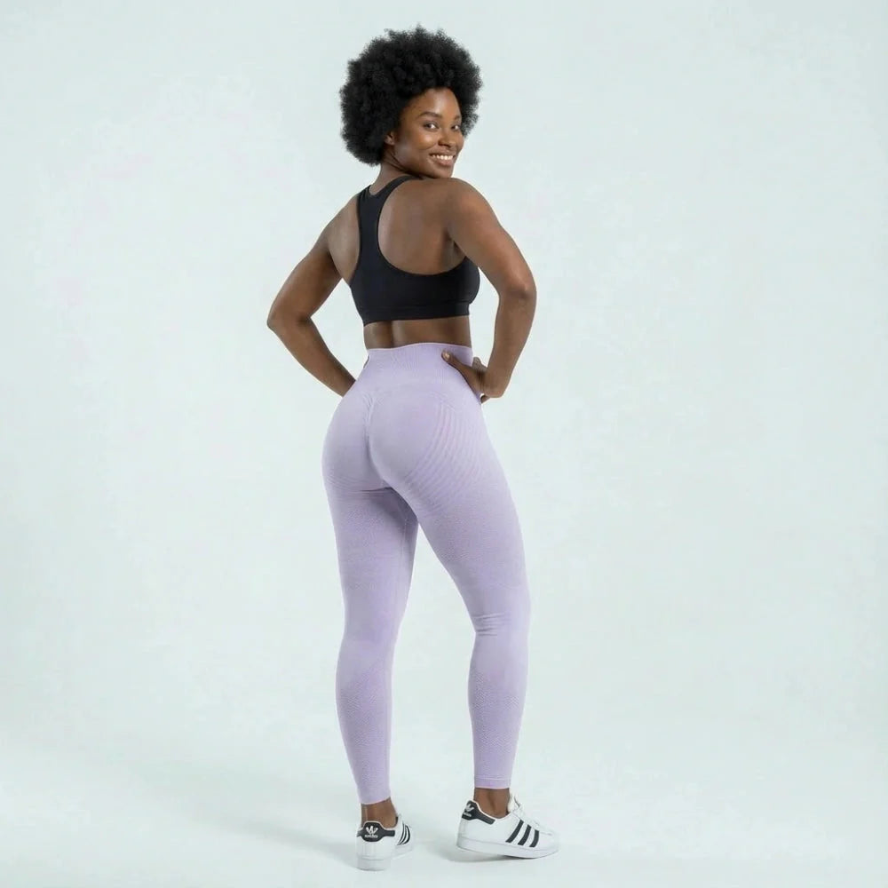 3D Leggings - Light Purple