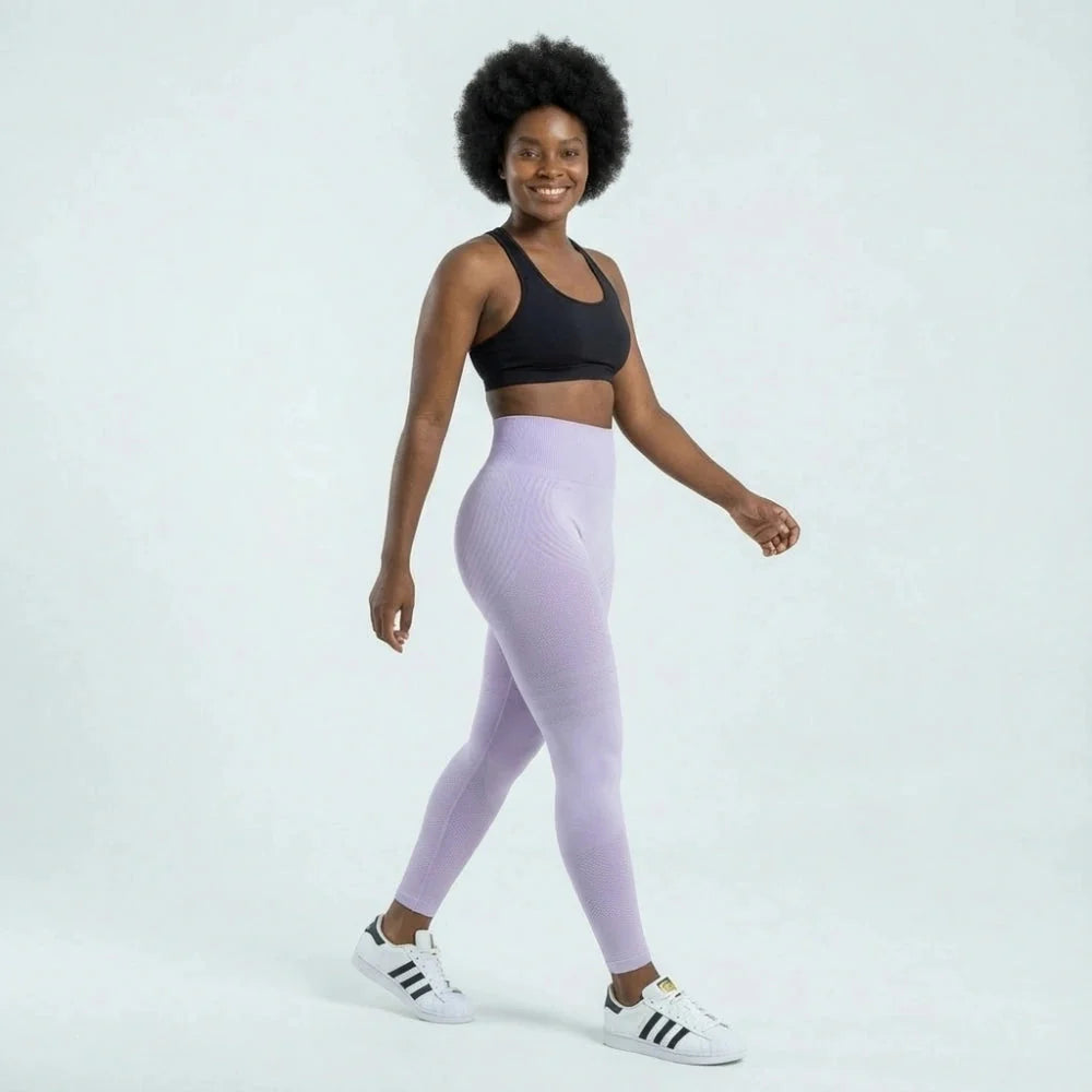 3D Leggings - Light Purple