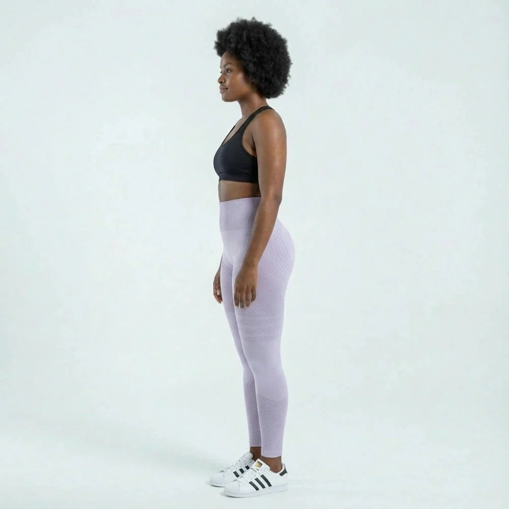3D Leggings - Light Purple