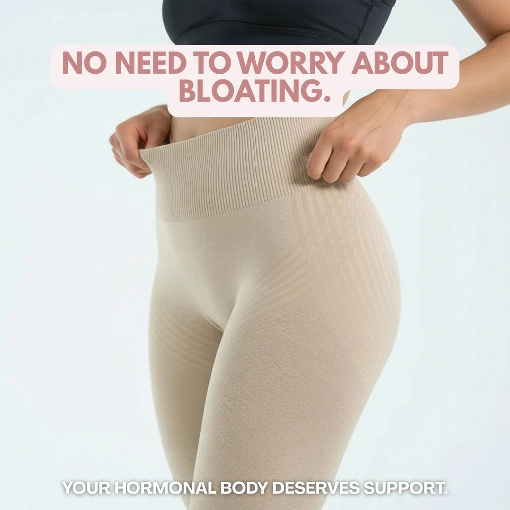 PCOS Anti-Bloat Leggings | Comfort & Sculpt Support
