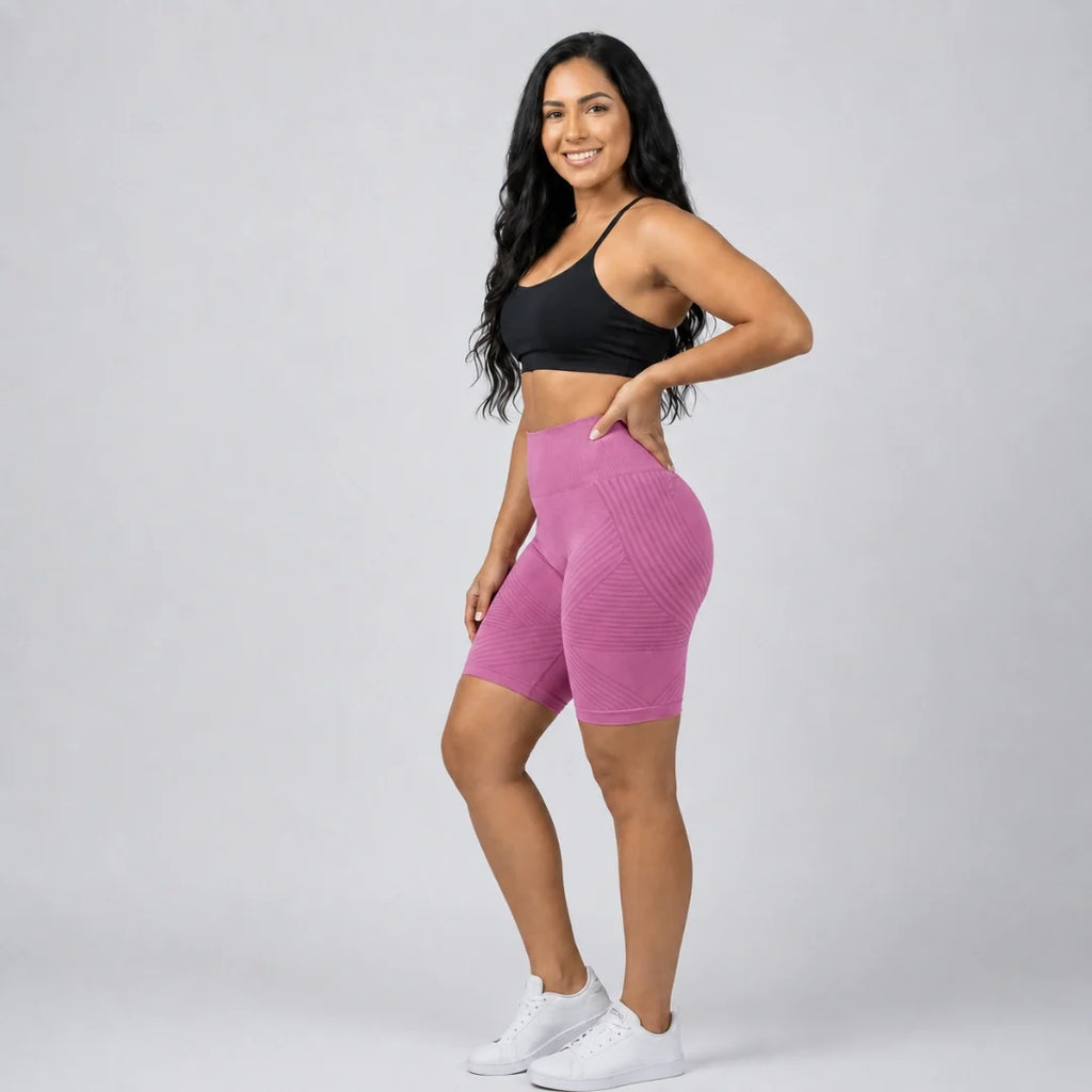 3D Short Legging – Hot Pink