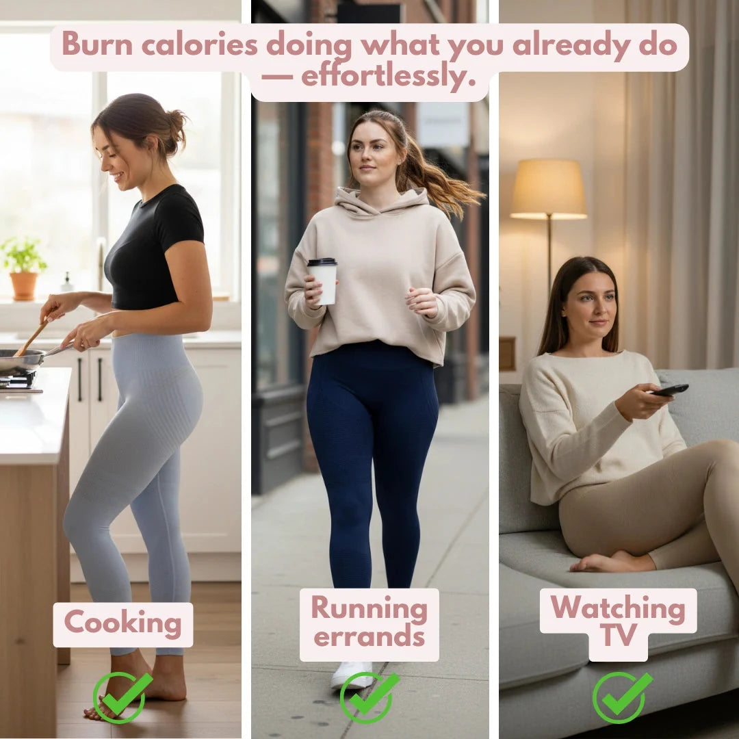 The calorie-burning legging for women who hate the gym — burn 500+ extra calories daily without exercise