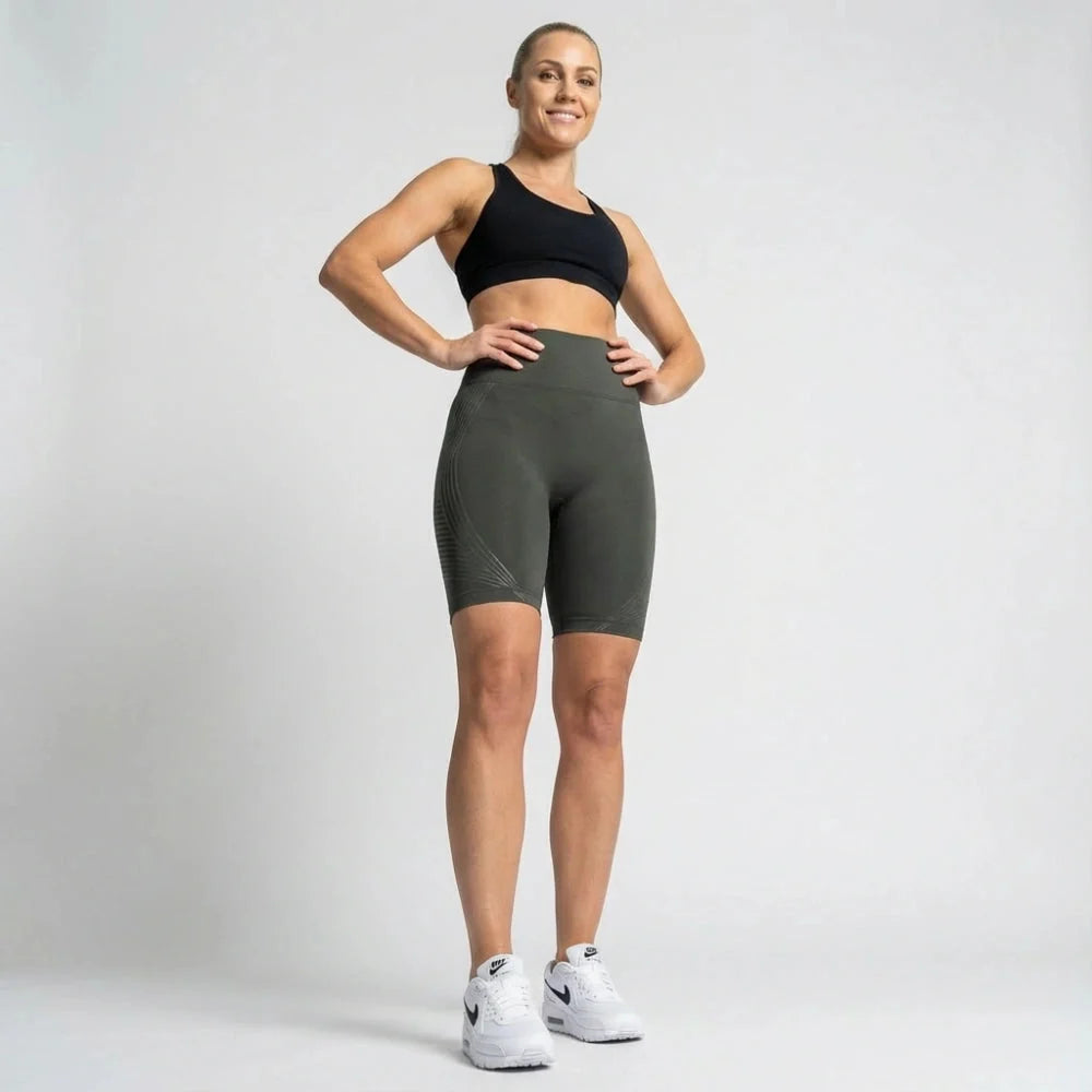 3D Short Legging – Dark Grey