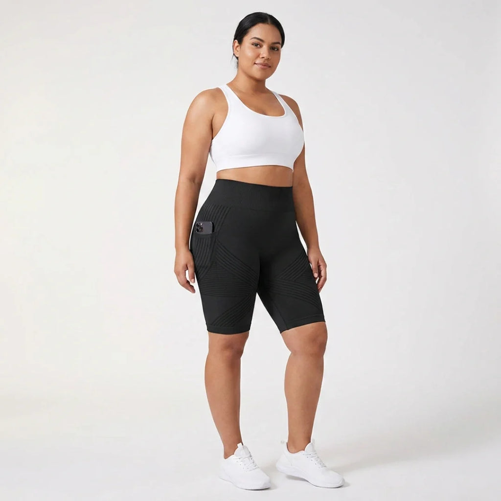 3D Short Legging – Dark Grey