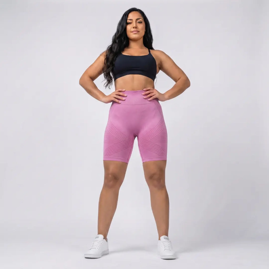 3D Short Legging – Hot Pink
