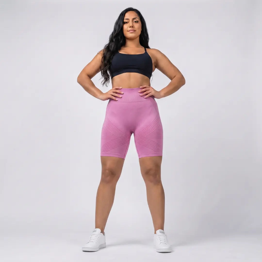 3D Short Legging – Hot Pink