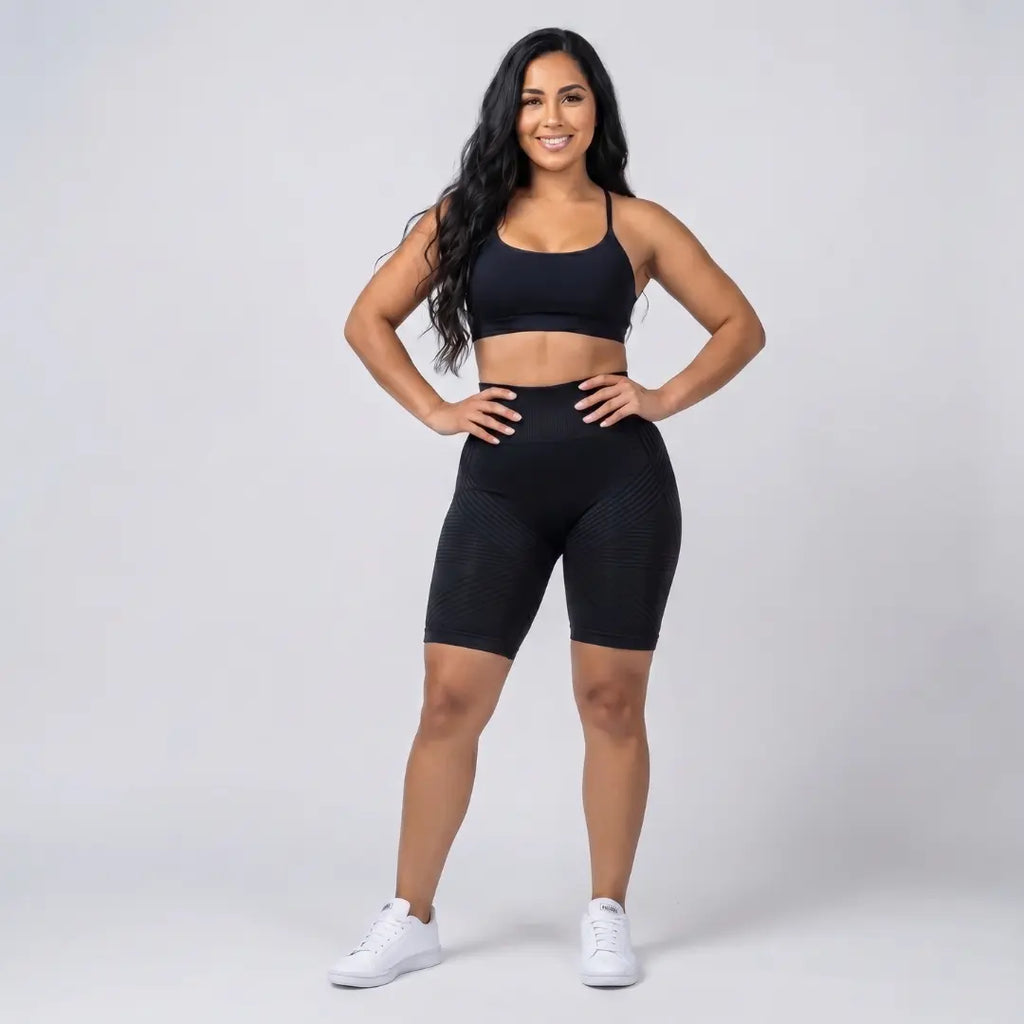3D Short Legging – Dark Grey